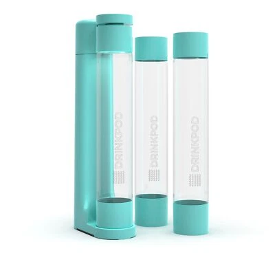 FIZZPOD BEST SPARKLING HOME SODA MAKER - INCLUDES 3 BOTTLES