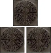 HARFINGTON 3 Pairs Sole Protector for Sneakers Non Slip Pad Heel Plates Repair for Men and Women, Brown