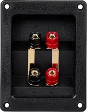 Parts Express Gold Plated Bi-Amp Speaker Wire Terminal Cup Banana Binding Post