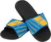 FOCO NFL Mens NFL Team Logo Shower Sport Legacy Slide Flip Flop Sandals