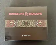 Dungeons & Dragons Adjustable 6 Piece Ring Set GameStop Exclusive Sealed New
