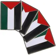 [jojofuny] Metal Palestine Flag Brooch Pin Sturdy Lapel Pin for Hat Clothes Backpack