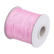 Beading Thread Bracelet Weave Craft Cord 0.5mm 159M/Roll, Pink