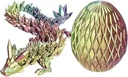 Fidget Dragons in an Egg,Funny 3D Printed Fidget Toy - Cute Animal Fidget Toy, Desktop Decoration for Car Dashboards, Living Rooms