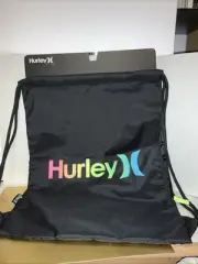 Hurley Cinch Sack Drawstring Bag Backpack Gym School Tote Multicolor Ombre