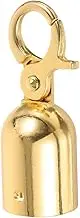 Rope End Stopper Cord End Cap Fastener for Decorative Guardrails Stanchions and Hook Applications Stylish Snap Hook Design for Secure Connections