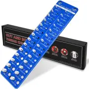Thread Checker Nut and Bolt Thread Checker Screw Size Identifier Gauge with 1...
