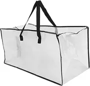 OATIPHO Pp Transparent Messenger Clear Storage Bags Zip Outdoor