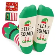 Christmas Gifts Stocking Socks for Men Women - Secret Santa Socks Elf Socks
