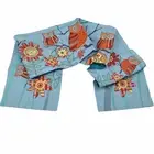Life's A Hoot Whimsical Owls and Dizzy Daisies 72" Tapestry Table Runner