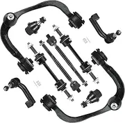 4WD Front Left&Right Suspension Upper Control Arms with Ball Joint Kit 2009-2014 for Ford F-150 (4X4; Not for Raptor Models), 10pcs