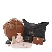Smart Birdy Wings Cognac Gold 11 Pc Luggage Set