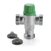 Wilkins Thermostatic Mixing Valve 1/2" Bronze Multi-Purpose Female Pipe Thread