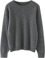 [Generic] Women Cashmere Sweaters, O Neck Long Sleeve, Thin Pullover, Knit Jumper Top