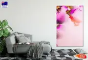 Pink Orange & Gold Abstract Art Wall Canvas Home Decor Australian Made Quality