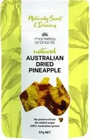 Mareeba Orchards Natural Australian Dried Pineapple 57g