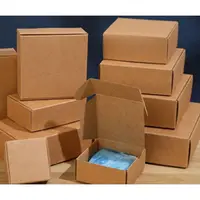 在飛比找蝦皮購物優惠-手工皂包裝紙盒 牛皮紙盒 包裝盒 飾品禮品盒 喜糖節日禮物盒