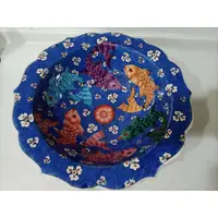 在飛比找蝦皮購物優惠-【繽紛小棧】土耳其手工 陶瓷彩繪 風水六魚圖  35cm  