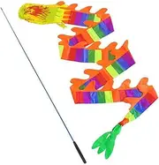 BESPORTBLE 1set Dance Ribbon Dragon Toy for Boys and Girls Lightweight Streamer for Gymnastics Chinese Dance and Exercise Fun Accessory to Enhance Physical Activity and Skills