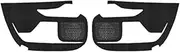 Pexorin, for Toyota, Sienna 2021-2023 Car Door Anti Kick Pad Leather Anti-Scratch Door Edge Protective Sticker Accessories Car Styling NaN(Black Front Door 2PCS)
