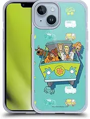 Head Case Designs Officially Licensed Scooby-Doo Mystery Inc. 50th Anniversary Soft Gel Case Compatible with Apple iPhone 14