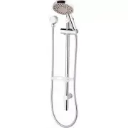 New Shower Head & Sliding Rail Wall System Set Phoenix Tapware Vivid V685 CHR