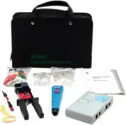 Startech CTK400LAN Professional RJ45 Network Installer Tool Kit with Carrying Ca
