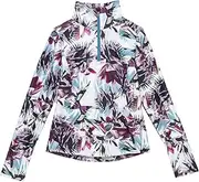 [Obermeyer] Girl's Clara 1/4 Zip Top (Big Kids) Sugar/Spikes XL (18 Big Kids)