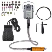 1200W Flex Shaft Grinder Rotary Tool Electric Hanging Carver Forward and Rev...