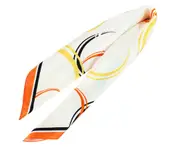 S10 Crescent Print Scarf Thin Style Fashion Square Shawl Versatile Hair Scarves and Wraps Headscarf Bag Decor for Women