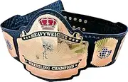 Custom World Heavyweight Wrestling Championship Title Belt, Brass