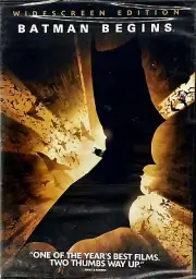 Batman Begins - DVD - Christian Bale - Michael Caine - Liam Neeson - Brand New -