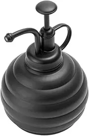 MOBUTOFU Watering Kettle Small Indoor Spray Bottle Plant Spray Watering Cans Garden Sprayer Garden Bottle Pots for Plants Manual Planter Mister Stainless Steel Sprayer Stainless Steel Black