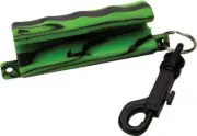 ALLEN ARROW PULLER SOFT RUBBER W/SNAP BLACK/GREEN
