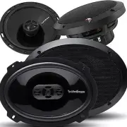 Rockford P1694 6x9" 300W 4-Way Speakers + P1650 220W Full Range Coaxial Speakers