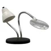 2X Combination High Intensity Desk Table Lamp with Magnifier