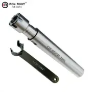 1P C20-ER20M-100L Collet Chuck Holder CNC Extension Rod Straight Shank+1P Wrench