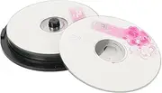 CD R Blank Discs, CD R 700MB 52X White Inkjet Hub Printable Recordable Media, CD R Top Blank Data Recordable Media Disc, Blank Media Recordable Movie Data Disc for Music Video