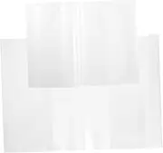 DOITOOL 20Pcs Clear Book Cover Reusable Film Scratch Notepad Protection for Scrapbook Cover Easy Fit Install for School and Home