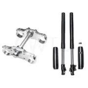 Front Fork+45/48mm Triple Tree Clamp Assembly for SSR Apollo 110cc 125cc PitBike