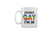 Grindstore Sounds Gay, I`m In Mug (White) (One Size)