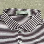 Holderness & Bourne The Maxwell Pique Polo Heathered Port & White Mens XXL NWT