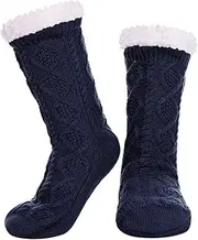 [LINEMIN] Women Slipper Sock - Super Cute Cartoon Animal Soft Sherpa Lined Nonskid Fuzzy Cozy Winter Socks