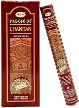 20/120 HEM Incense Sticks Nag Champa Hex Meditation Aroma Floral Home Fragrance, Precious Chandan, 120 Sticks