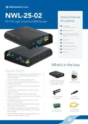 NEW NetComm Wireless 4G LTE Light Industrial M2M Router NWL-25-02