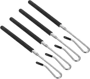 4pcs Metal Puppet Control Rods Adjustable Arm Handles for Half Body Puppets Comfortable Grip for Puppetry Performance Extended for Ventriloquists and Puppet Shows