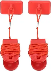 Treadmill Emergency Stop Switch, 2 Pcs Treadmill Magnetic Emergency Stop Switch, Treadmill Universal Accessories Replacement for Most Treadmills