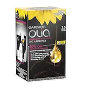 Garnier Olia Permanent Hair Colour, 3.0 Darkest Brown