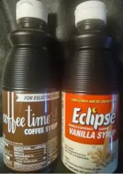 Coffee Syrup Sampler Pack (1 Coffee Time Syrup, 1 Eclipse Vanilla Syrup)