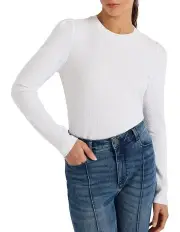 [Marcs] Loures Textured Top in White